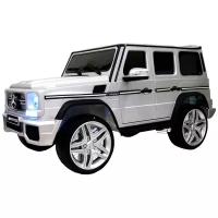 RiverToys Автомобиль Mercedes-Benz G65 AMG 4WD, серебристый глянец