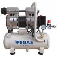 Бесшумный компрессор Pegas PG-601 безмасляный; 6л