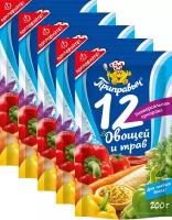Приправа универсальная 12 овощей и трав, 5 шт.*200г, приправыч