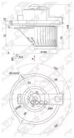 Мотор отопителя салона TOYOTA CAMRY CV30/ES300 01- SAT ST-87103-33081