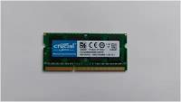 Оперативная память CRUCIAL 1.5в 1.35в DDR3L 4 ГБ 1066 MHz SO-DIMM PC3L-8500 1x4 ГБ (CT102464BF850B. C16FPD) для ноутбука