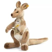 Мягкая игрушка Steiff Kango Kangaroo (Штайф Кенгуру Кенго 40 см с малышом)