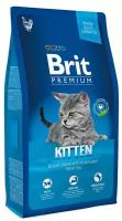 Brit Premium Cat Kitten для котят, беременных и кормящих кошек Курица, 2 кг