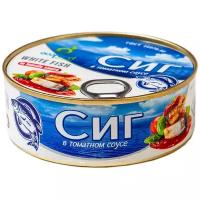 Сиг в томатном соусе, 240г ECOFOOD