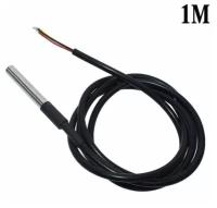 Водонепроницаемый датчик температуры DS1820, кабель 1 метр, герметичный IP67