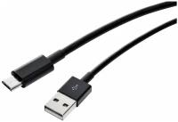 Кабель USB 2.0 - MicroUSB, М/М, 2 м, Red Line, чер, УТ000009511