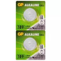 Батарейка AG10 (LR54, LR1130, 389) 1.5V GP Blister, 2 шт