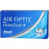 Контактные линзы Air Optix (Alcon) Plus HydraGlyde, 3 шт., R 8,6, D -1,75