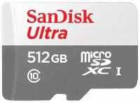 Карта памяти SANDISK Ultra micro SDXC 512Gb Class 10 UHS-I (100/10 MB/s) SDSQUNR-512G-GN3MN