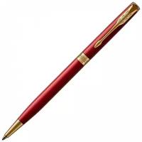 Parker 1931477 Шариковая ручка parker sonnet slim core k439, lacquer intense red gt