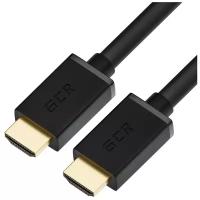 HDMI Кабель 2.0 4K UltraHD HDR 3D 18 Гбит/с для PS4 PS5 Smart TV двойное экранирование (GCR-HM401) черный 1.0м