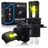 Светодиодные лампы для авто ElectroKot MiniMax H4 желтый свет 3000K 2 шт