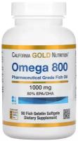 California Gold Nutrition Omega 800 Fish oil капс., 90 шт