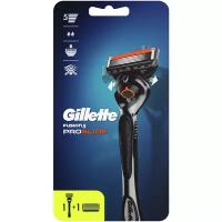 Многоразовый бритвенный станок Gillette Fusion5 ProGlide, черный/серебристый, 2 шт