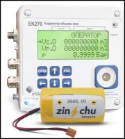 Батарейка литиевая ER34615 c коннектором для корректоров объема газа ЕК270, ТС220, ЕК260, ТС210, ТС215