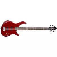 Бас-гитара Cort Action Bass V Plus Trans Red