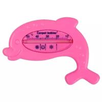 Термометр для воды Canpol Babies Дельфин, цвет розовый