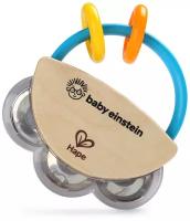 Музыкальная игрушка Hape 2 в 1: бубен и погремушка для малышей 12011_HP