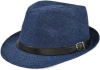 Шляпа летняя соломенная унисекс/мужская/женская, цвет синий, размер 58