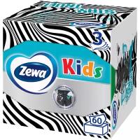 Zewa Kids Детские Салфетки Бумажные, 3 слоя, 60 шт. (дизайн в ассортименте)