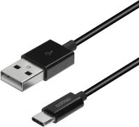 Deppa Кабель Deppa USB Type-A - USB Type-C, черный (3 метра)