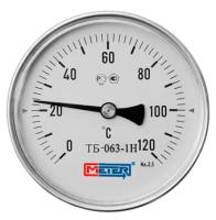 Термометр горизонтальный осевой метер Дк63 1/2 дюйма (L=60)