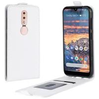 Чехол-флип MyPads для Nokia 4.2 3/32GB вертикальный откидной белый