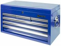 Ящик инструментальный, 6 полок и отсек, синий мастак 511-06570B