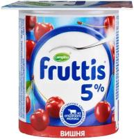 Fruttis йогуртный продукт вишня черника, 5%, 115 г