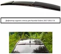 Задний дефлектор (спойлер) стекла для Hyundai Solaris 2017-2021 Г. В