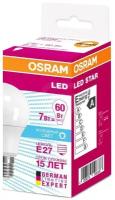 Лампа светодиодная Osram star classic, 7Вт, тип А 