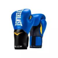 Боксерские перчатки Everlast тренировочные Elite ProStyle синие 16 унций