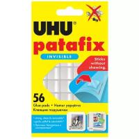 Клеящие подушечки UHU Patafix Invisible, прозрачные, 56 шт. (UHU 37155)*