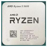 CPU AMD Ryzen 5 5600 OEM (100-000000927) { 3,50GHz, Turbo 4,40GHz, Without Graphics AM4}
