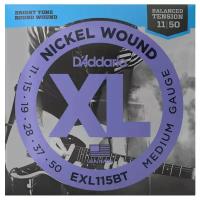 Комплект струн для электрогитары D'Addario EXL115BT