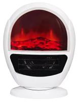 Тепловентилятор Flame Heater (имитация огня) 3 режима, белый