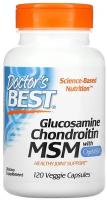 Капсулы Doctor's Best Glucosamine, Chondroitin with MSM OptiMSM, 120 шт