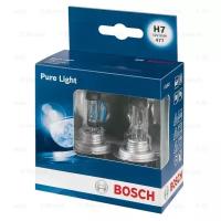 Лампа автомобильная галогенная BOSCH Pure Light 1987301406 H7 12V 55W PX26d