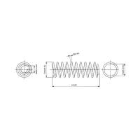 Пружина подвески Monroe SP0737 для Volvo 850, S70