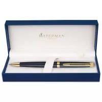 Ручка Waterman шариков. Hemisphere (CWS0920770) Matte Black GT M син. черн. подар.кор