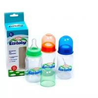 Бутылочка для кормления Eco Baby полипропиленовая с талией, 125мл