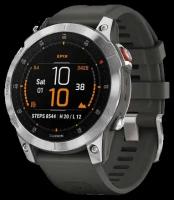 Умные часы Garmin epix (Gen 2) Sapphire Editions 47 мм NFC, серый стальной