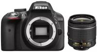Фотоаппарат Nikon D3300 Kit 18-55mm f/3.5-5.6G AF-P DX, черный