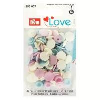 393007 Кнопки Prym Color Snaps, 12,4 мм, 30 шт, Love Prym (розовый, голубой, желтый)