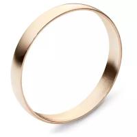 Эстет Обручальное кольцо из красного золота 01О010182