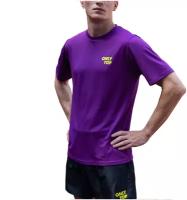 Футболка спортивная ONLYTOP man, размер 48, цвет фиолетовый