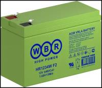 Аккумуляторная батарея WBR HR1234W F2 12В 9 А·ч