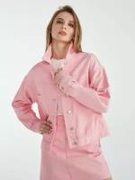 Джинсовая куртка Velocity, размер 3XL, розовый