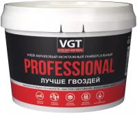 Клей монтажный универсальный акриловый VGT Professional Лучше Гвоздей белый (0,8кг)