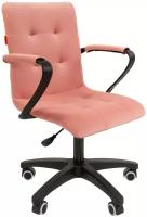 Офисное кресло Chairman 030 Т-26 (обивка: велюр, крестовина полиуретан, с подлокотниками, Pink)